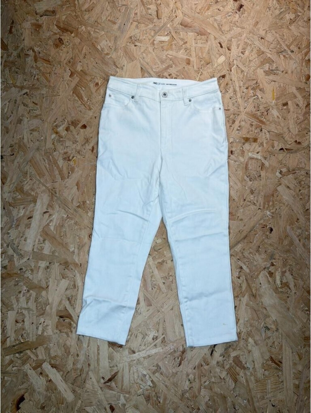 INC International Concepts Women's White High Rise Skinny Jeans Size 6/28